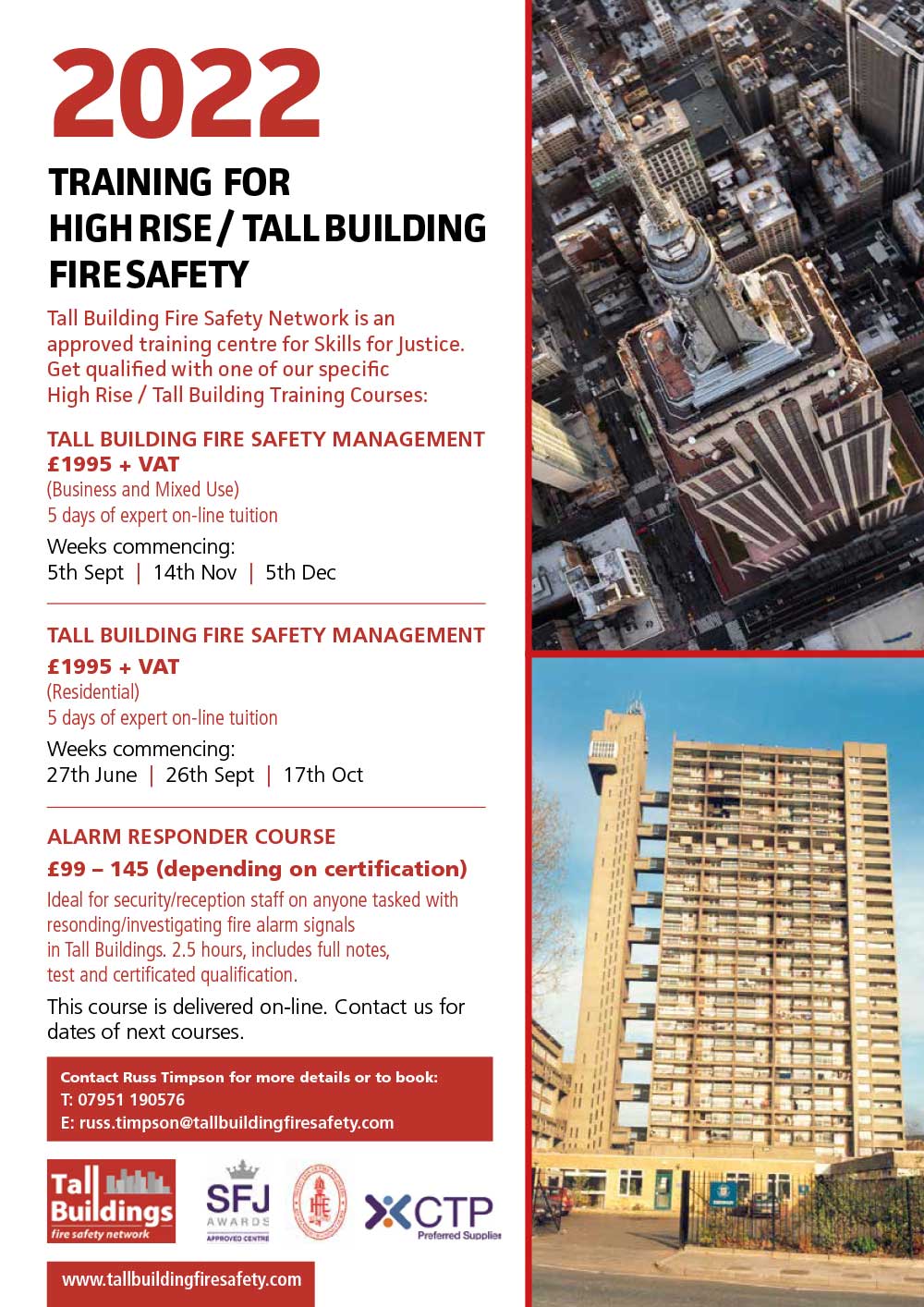 Training Courses Tall Buildings Fire Safety Network